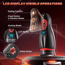 Load image into Gallery viewer, Nebula 9 Sucking Vibration Heating Male Stroker with Phone Holder