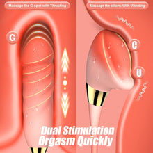Load image into Gallery viewer, Mushroom 2 Pro Clit Nipple Vibration G Spot Thrusting Vibrator