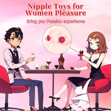 Load image into Gallery viewer, Rose Nipple Clamps Vibrator Sex Toys Remote Control Sex Toy