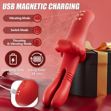 Load image into Gallery viewer, LipLuxe Mouth Clitoral Vibration Thrusting G Spot Vibrator