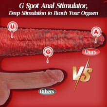 Load image into Gallery viewer, 9.5-inch Realistic Monster Tongue Thrusting Dildo Vibrator With Remote Control