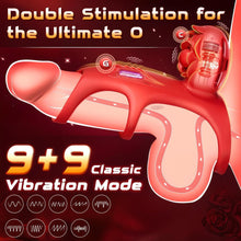 Load image into Gallery viewer, Vibrating Penis Ring Clitoral Vibratorwith 9 Vibration Modes App Remote Control