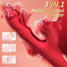 Load image into Gallery viewer, Angel 10 Tapping 7 Flapping Rabbit G Spot Vibrator