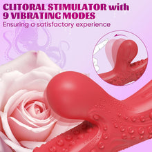 Load image into Gallery viewer, Octopus Tentacle Vibrating G-Spot Vibrator With Pull Ring
