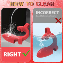 Load image into Gallery viewer, Finger Vibrator Rose Tongue Licking Clitoris G Spot Vibrator
