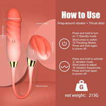 Load image into Gallery viewer, Mushroom 2 Pro Clit Nipple Vibration G Spot Thrusting Vibrator