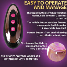 Load image into Gallery viewer, 9 Inch Huge Monster Fantasy Dildo Thrusting Vibrator
