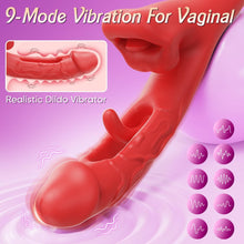 Load image into Gallery viewer, KissLip 4 in 1 Mouth Biting Clit G Spot Flapping Vibrator