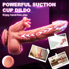 Load image into Gallery viewer, Snake Warrior 9.5in Thrusting Rotation Swinging Dildo Vibrator With Remote