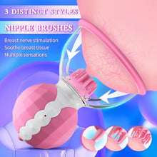 Load image into Gallery viewer, Nipple Rotation Vibrator Breast Suckers Massager for Women