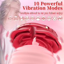 Load image into Gallery viewer, Rose Nipple Clamps Vibrator Sex Toys Remote Control Sex Toy