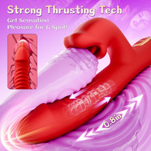 Load image into Gallery viewer, Upgraded Rose Muncher 5 In 1 Thrusting Clitoral G Spot Vibrator