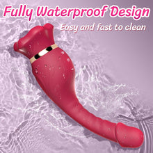 Load image into Gallery viewer, Big Mouth rotating tongue suction Vibrator G Spot Dildo Sex Toys for Women