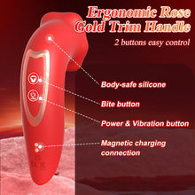 Load image into Gallery viewer, Rose Muncher - handheld Clitoral Vibrator for Oral Sex Pleasure