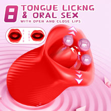 Load image into Gallery viewer, Omysky Rose Muncher - Mouth Biting Tongue Licker Clitoral Vibrator
