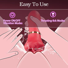 Load image into Gallery viewer, Oral Love 3 Tongue Thrusting Licking Clit Stimulation Vibrator