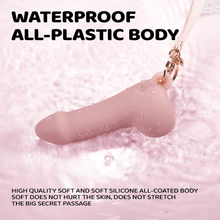 Load image into Gallery viewer, Mini Simulation Penis Vibrator Keychain Pendant Masturbator for Women