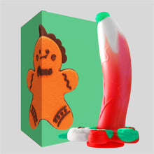 Load image into Gallery viewer, AIMITEX Gingerbread Man Dildo Suction Cup Manual Masturbator