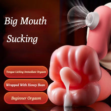 Load image into Gallery viewer, 2 In 1 Tongue Licking Sucking Vibrators For Women