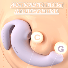 Load image into Gallery viewer, Stouch Sucking G-spot Vibrator With Rabbit Ears