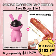 Load image into Gallery viewer, Fashion Ornaments Rabbit Clitoris Sucking Vibrator Set With Dust Cover