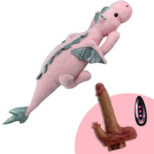 Load image into Gallery viewer, Plush Dildo Machine Thrusting Licking Dildo Machine Sex Toy With Remote Control