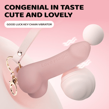 Load image into Gallery viewer, Mini Simulation Penis Vibrator Keychain Pendant Masturbator for Women
