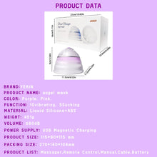 Load image into Gallery viewer, Angel 5 Vacuum Suction 10 Vibration Breast Massagers With Remote