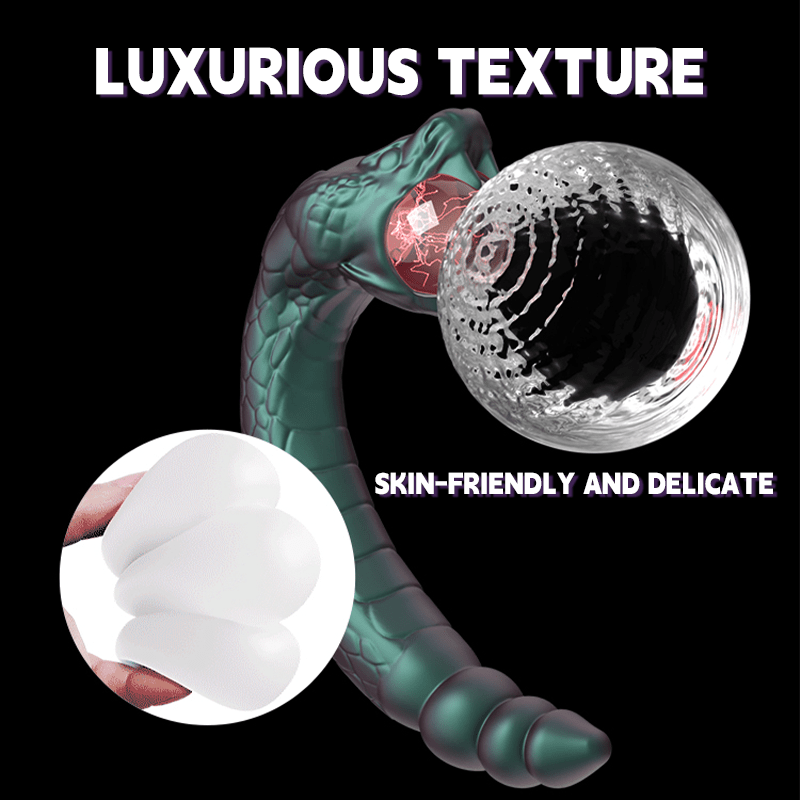 Blush Snake - shaped Vibrating  G SPpot Vibrator