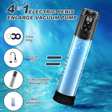 Load image into Gallery viewer, 5 Suction 5 Pressure Penis Pump Male Sex Stroker
