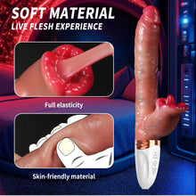 Load image into Gallery viewer, 11.6-inch Realistic Dildos G Spot Vibrator Thrusting Vibrator Dildo