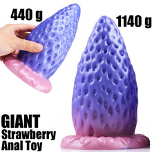 Load image into Gallery viewer, AIMITEX Super Large Strawberry Silicone Butt Plug Anal Sex Toy