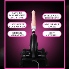 Load image into Gallery viewer, MizzZee 12-Frequency Dildo Machine Sex Chair Set