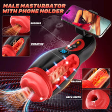 Load image into Gallery viewer, Nebula 9 Sucking Vibration Heating Male Stroker with Phone Holder