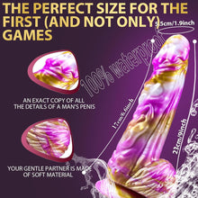 Load image into Gallery viewer, 9 Inch Huge Monster Fantasy Dildo Thrusting Vibrator