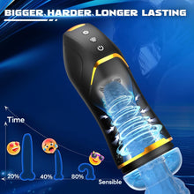 Load image into Gallery viewer, Auto 5 Sucking 10 Vibrating Male Masturbator Sex Toy
