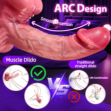 Load image into Gallery viewer, 5 In 1 Realistic Muscular Thrusting Rotation Dildo Wireless Control Vibrators With Suction Cup