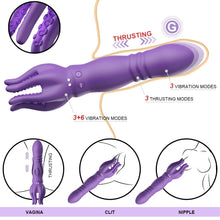Load image into Gallery viewer, Male Masturbator Penis Vibrator Sex Toy 10 Vibration 3 Thrusting Modes 360°Training Wrapped