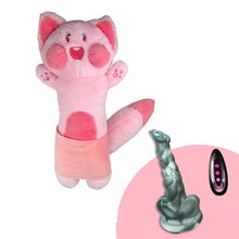 Load image into Gallery viewer, Plush Dildo Machine Thrusting Licking Dildo Machine Sex Toy With Remote Control