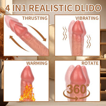 Load image into Gallery viewer, Perfect Simulation Dick Powerful Thrusting Vibrating Penis