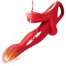 Load image into Gallery viewer, Alice 3 In 1 Thrusting Vibrating Rabbit G Spot Vibrator