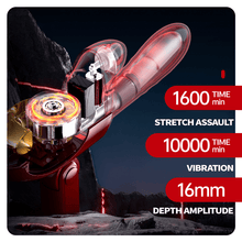 Load image into Gallery viewer, Leten New Generation of Impact Massage Vibrator Telescopic Sucking Female Gun Machine Adult Masturbator