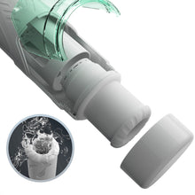 Load image into Gallery viewer, Green Star Rotating Telescopic Vibration Male Masturbator