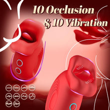 Load image into Gallery viewer, Rose Muncher Mouth Biting Tongue Licker Clitoral Stimulation Vibrator