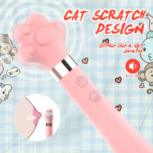 Load image into Gallery viewer, Cute Cat Paw 7 Flapping Clitoral G Spot Vibrator