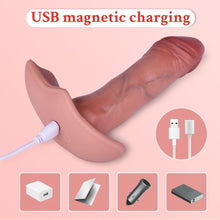 Load image into Gallery viewer, 3 in 1 Thrusting Realistic Wearable Dildo Vibrator with Remote Control
