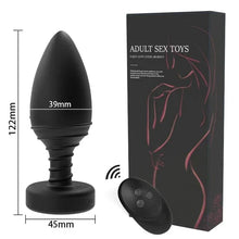 Load image into Gallery viewer, Luminous Anal Vibrator Wireless Remote Control Butt Plug