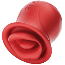 Load image into Gallery viewer, Rose Muncher - Licking Tongue Vibrator 10 French Kissing Modes