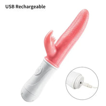 Load image into Gallery viewer, G-spot Clitoral Stimulation 12 Frequency Simulation Tongue Vaginal Massage Vibrator