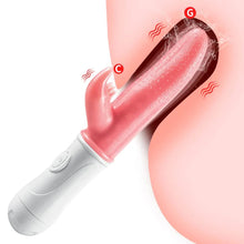 Load image into Gallery viewer, G-spot Clitoral Stimulation 12 Frequency Simulation Tongue Vaginal Massage Vibrator